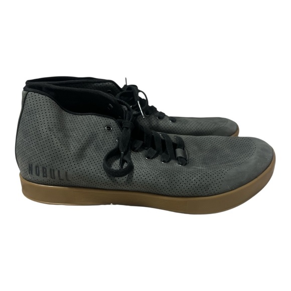 Nobull Unisex Suede Upper High Top Trainers Size 11.5M (13 W) - Picture 1 of 6